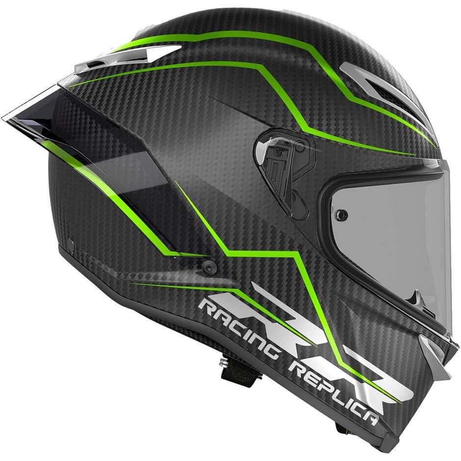 Agv PISTA GP RR PERFORMING Integral-Motorradhelm Carbon Lime