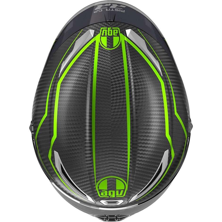 Agv PISTA GP RR PERFORMING Integral-Motorradhelm Carbon Lime