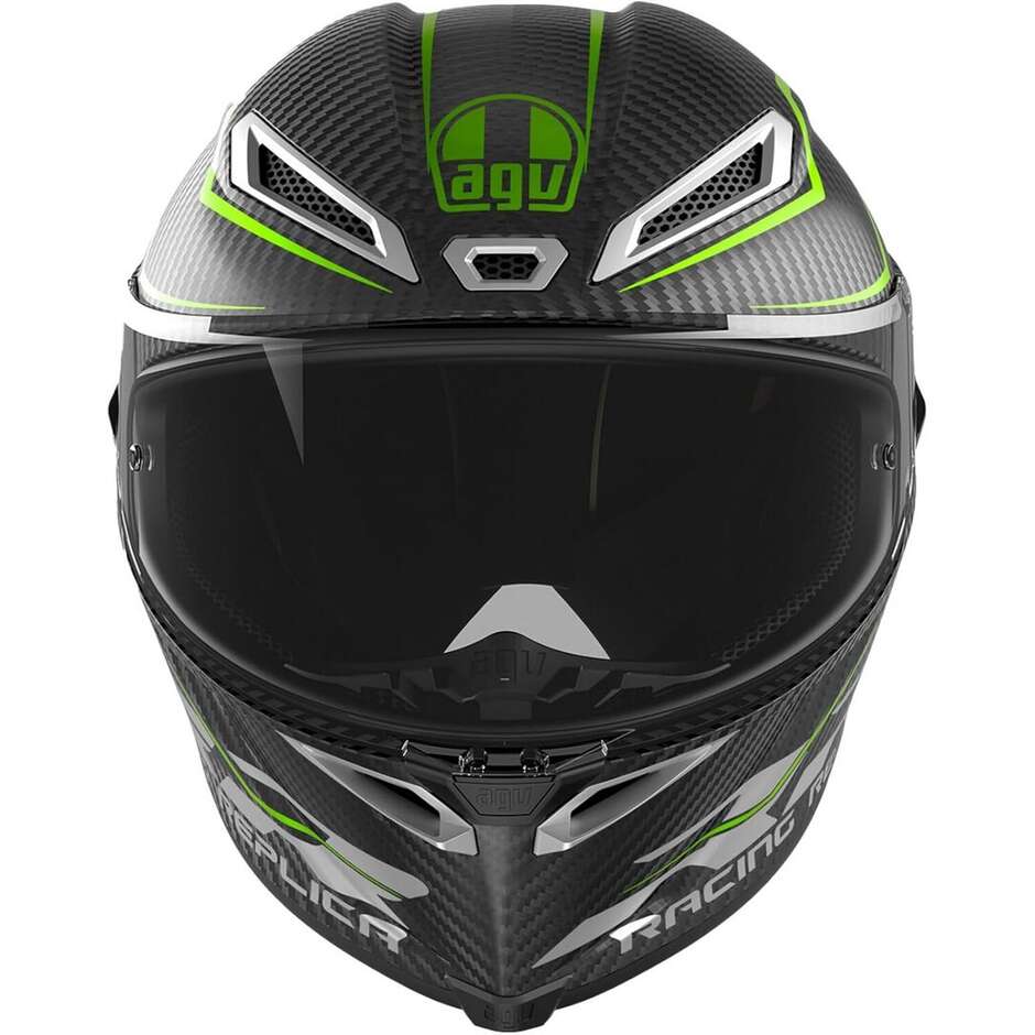 Agv PISTA GP RR PERFORMING Integral-Motorradhelm Carbon Lime