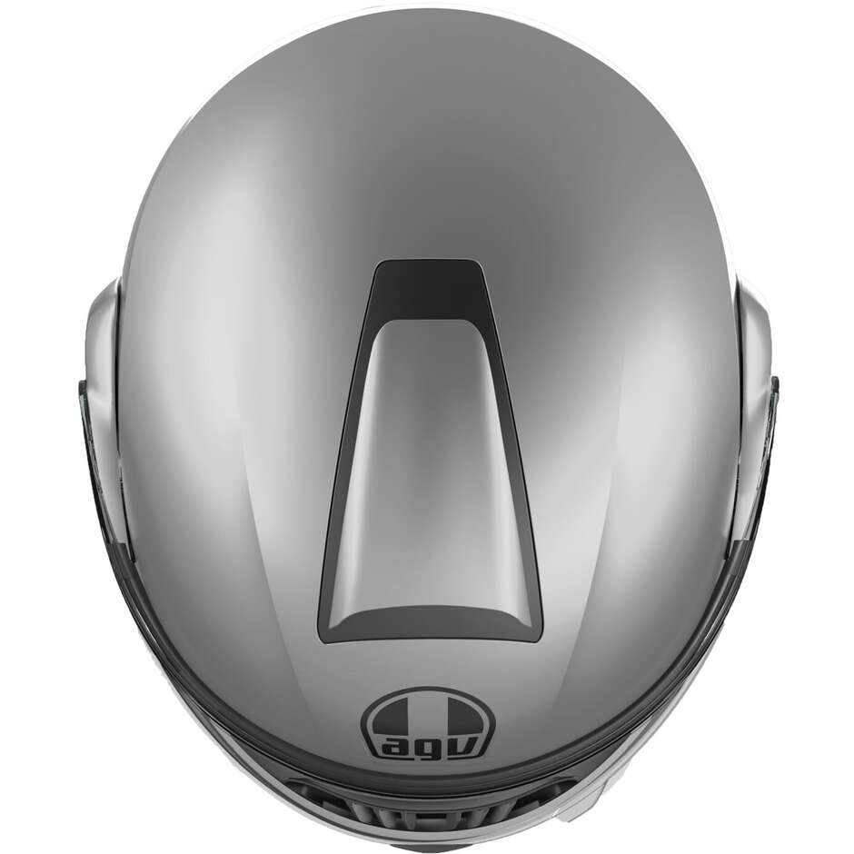 AGV Street Modular Mono P/J Motorradhelm, Mattsilber