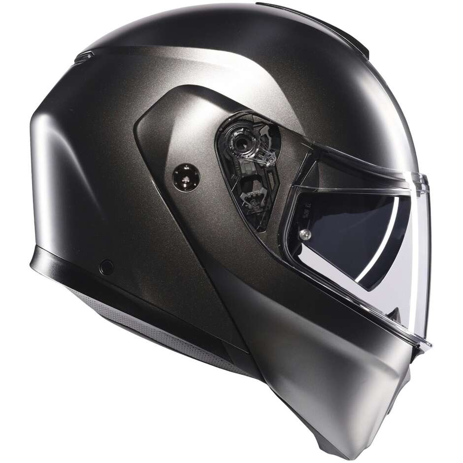 Agv STREETMODULAR Mono Modular Motorcycle Helmet Matt Asphalt Grey