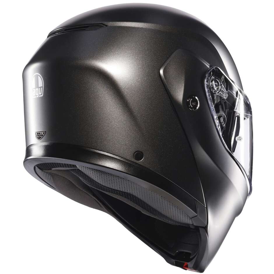 Agv STREETMODULAR Mono Modular Motorcycle Helmet Matt Asphalt Grey