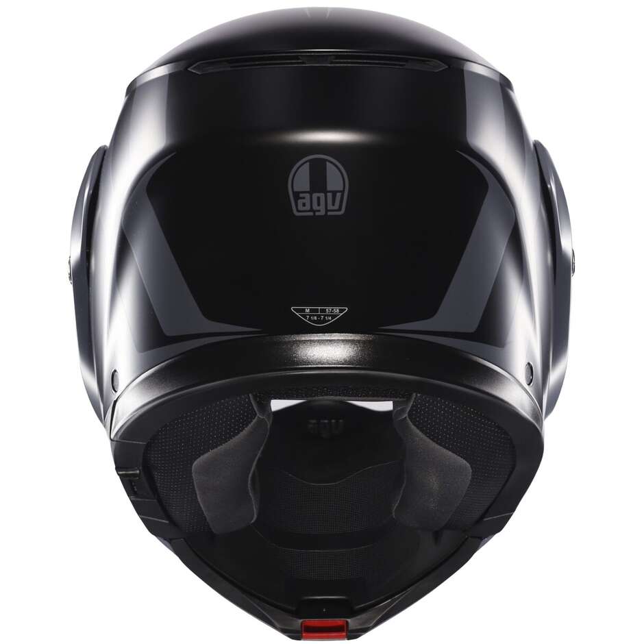 Agv STREETMODULAR RESIA Modular Motorcycle Helmet Matt Black Grey