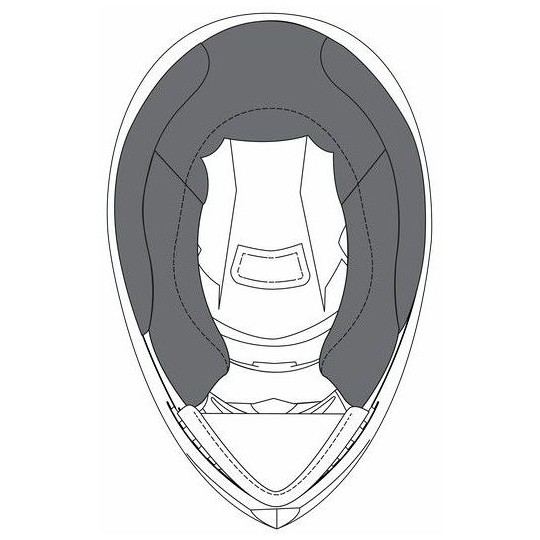 AGV Wangenpolster für Helm K3 sv Größe ML