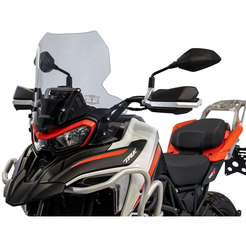 Ailes latérales de pare-brise complètes Isotta Rally pour BENELLI TRK 702 à partir de 2023 Transparent
