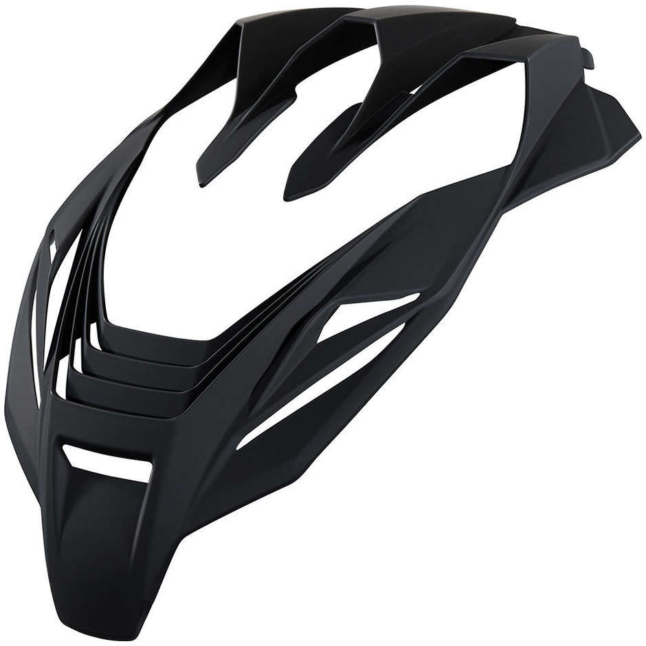 AIRFOIL SB Rubatone Black Upper Spoiler for Icon AIRFLITE Helmet