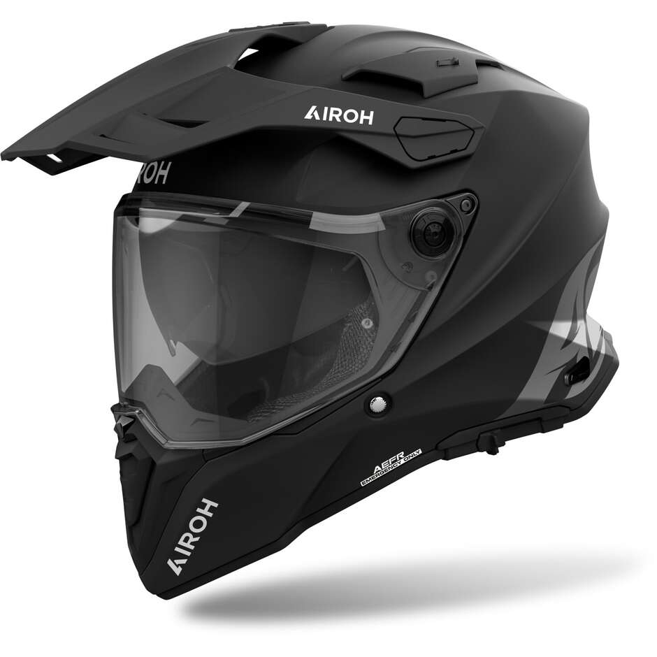 Airoh Adventure Motorradhelm COMMANDER 2 COLOR Mattschwarz