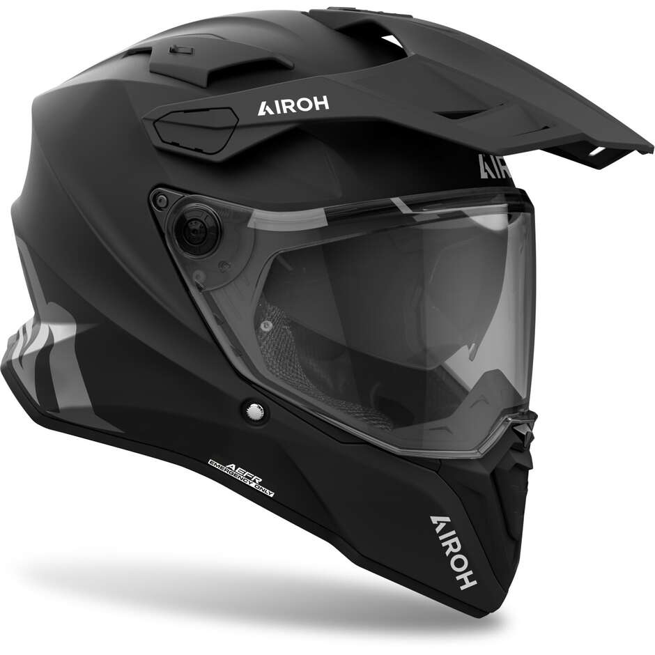 Airoh Adventure Motorradhelm COMMANDER 2 COLOR Mattschwarz