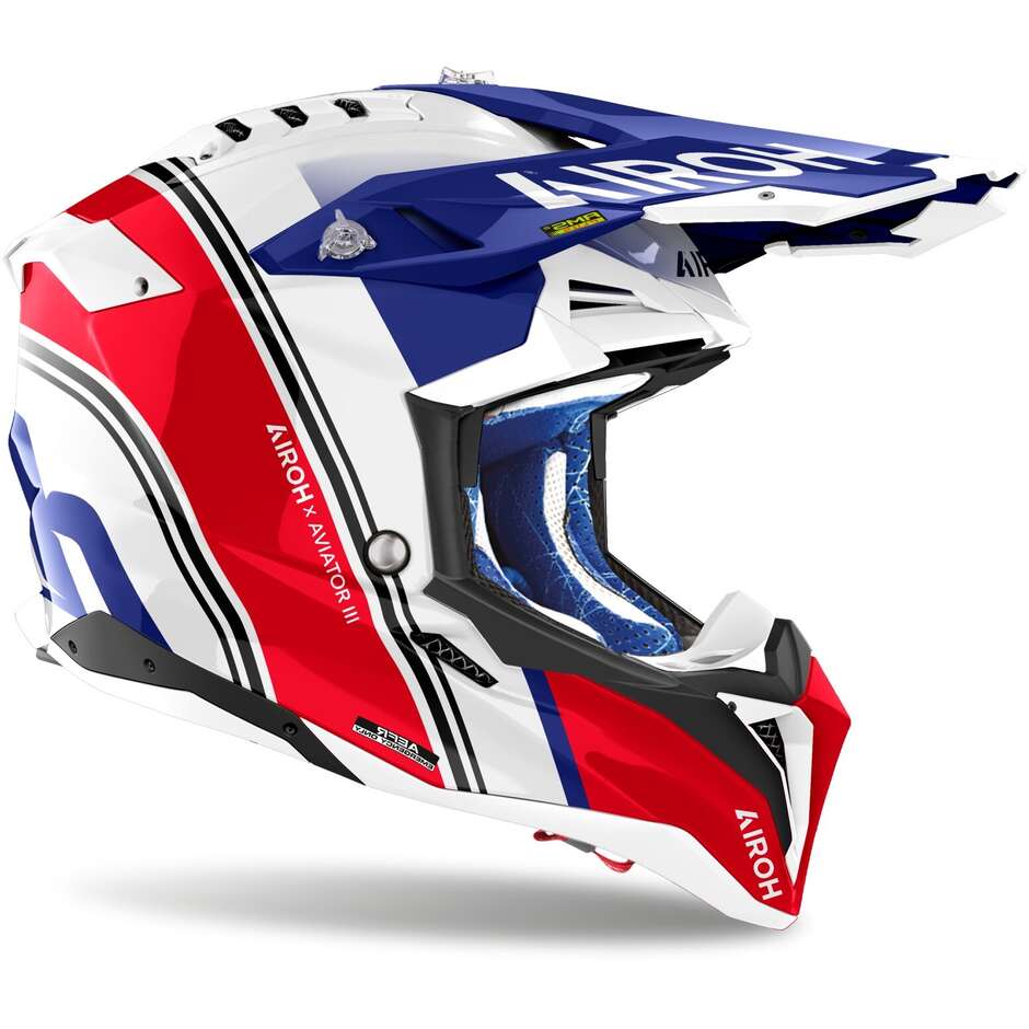 Airoh AVIATOR 3 HIMA Motocross Enduro Helmet Glossy Red
