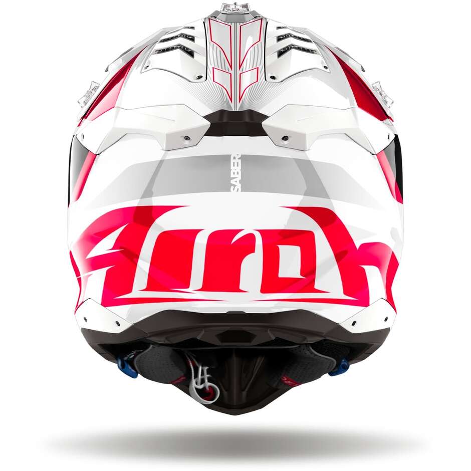 Airoh AVIATOR 3 SABRE Cross Enduro Motorradhelm glänzend rot