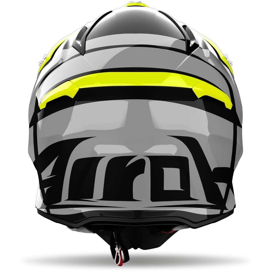 Airoh AVIATOR ACE 2 ENGINE Glossy Yellow Cross Enduro Motorcycle Helmet