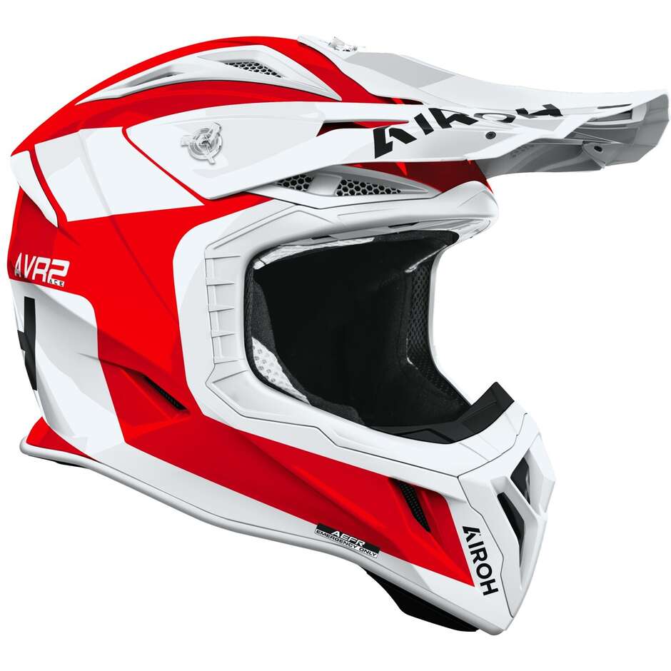 Airoh AVIATOR ACE 2 IRON Motocross Enduro Helmet Glossy Red