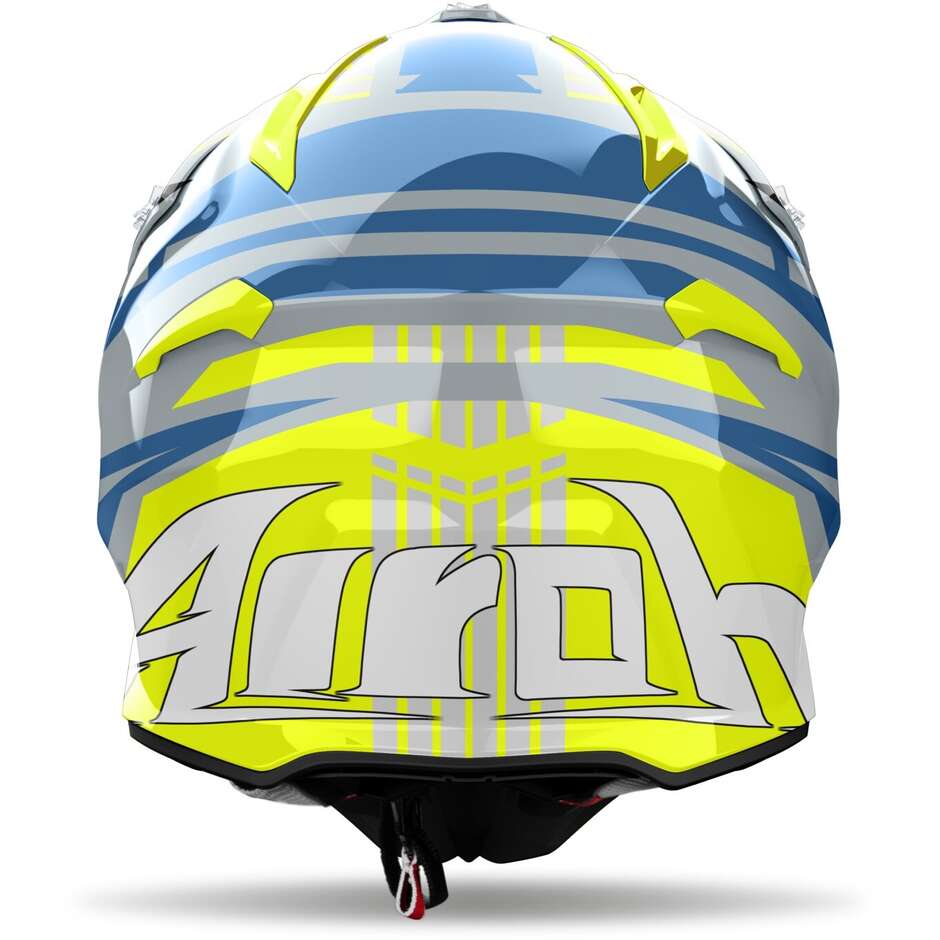 Airoh AVIATOR ACE 2 PROUD Yellow Cross Enduro Motorcycle Helmet
