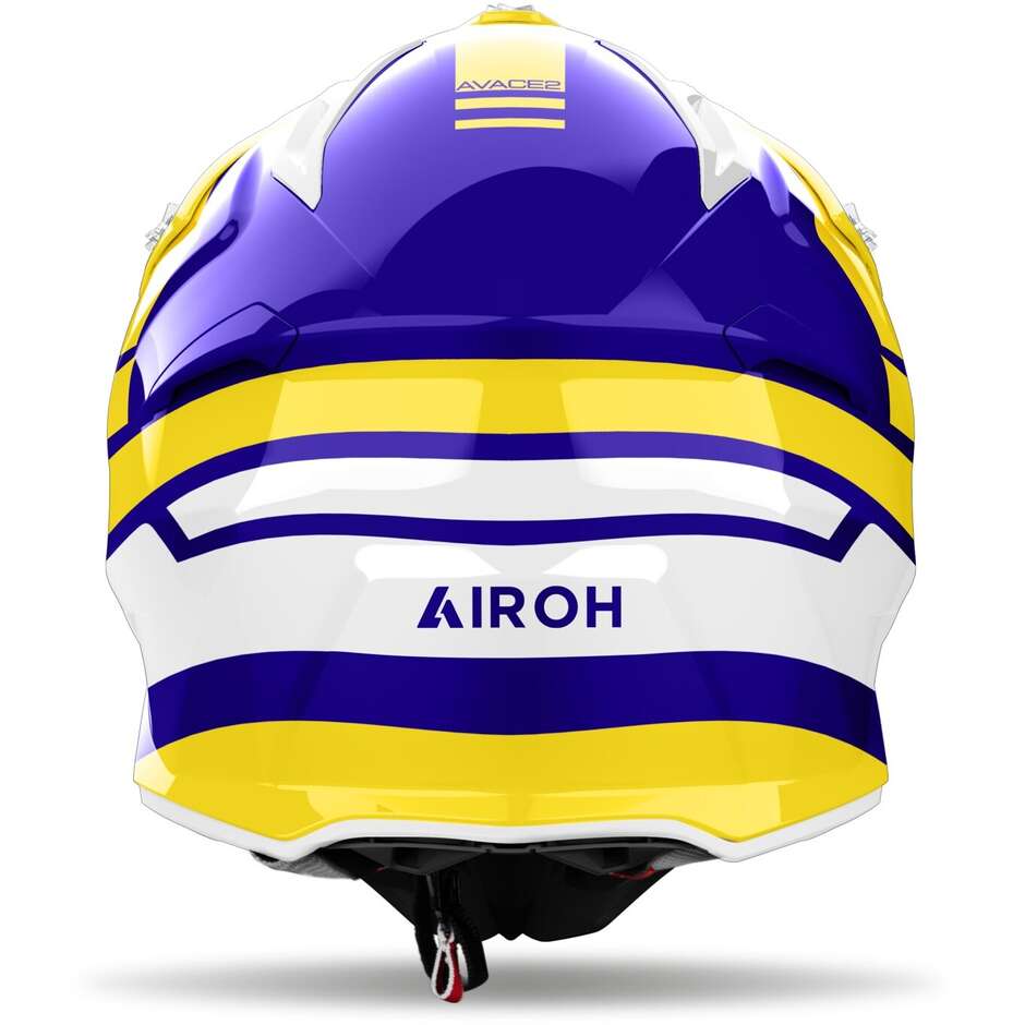 Airoh AVIATOR ACE 2 SAKE Yellow Cross Enduro Motorcycle Helmet