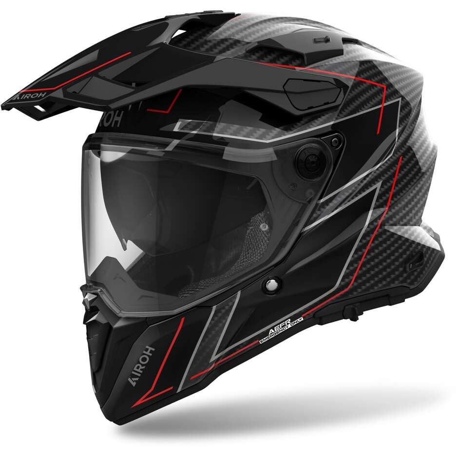 Airoh COMMANDER 2 CARBON STYLISH Abenteuer-Motorradhelm