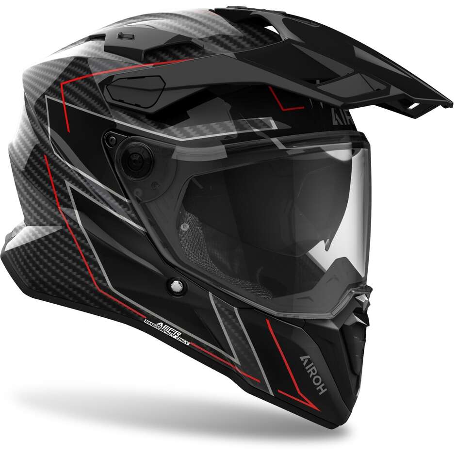 Airoh COMMANDER 2 CARBON STYLISH Abenteuer-Motorradhelm