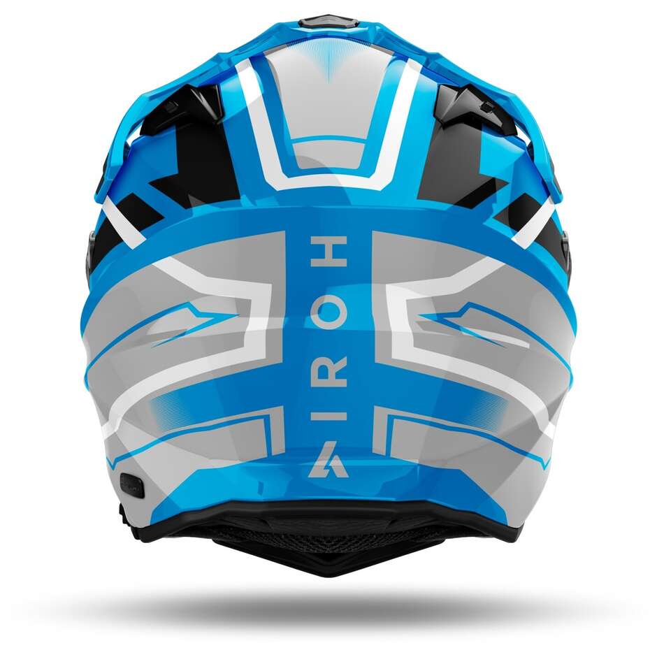 Airoh COMMANDER 2 MAVICK Cerulean Blue Adventure Motorcycle Helmet