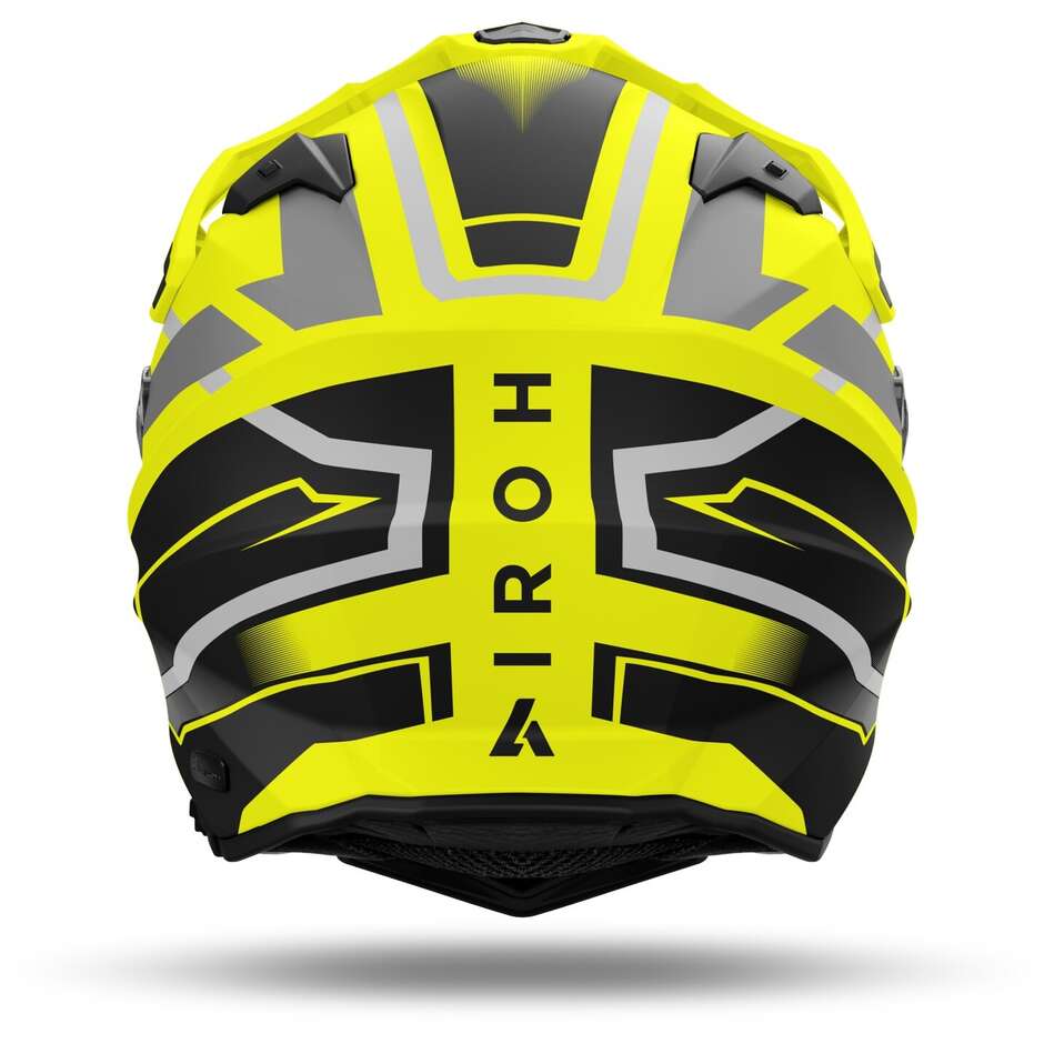 Airoh COMMANDER 2 MAVICK Mattgelber Abenteuer-Motorradhelm