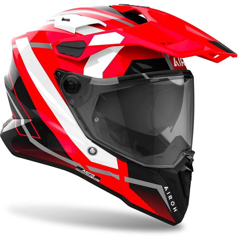 Airoh COMMANDER 2 MAVICK Red Adventure Motorcycle Helmet