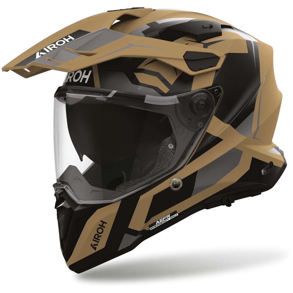 Airoh COMMANDER 2 POLAR SAND Matt Adventure Motorradhelm