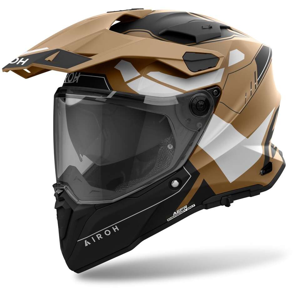 Airoh COMMANDER 2 REVEAL Sand Matt Adventure Motorcycle Helmet