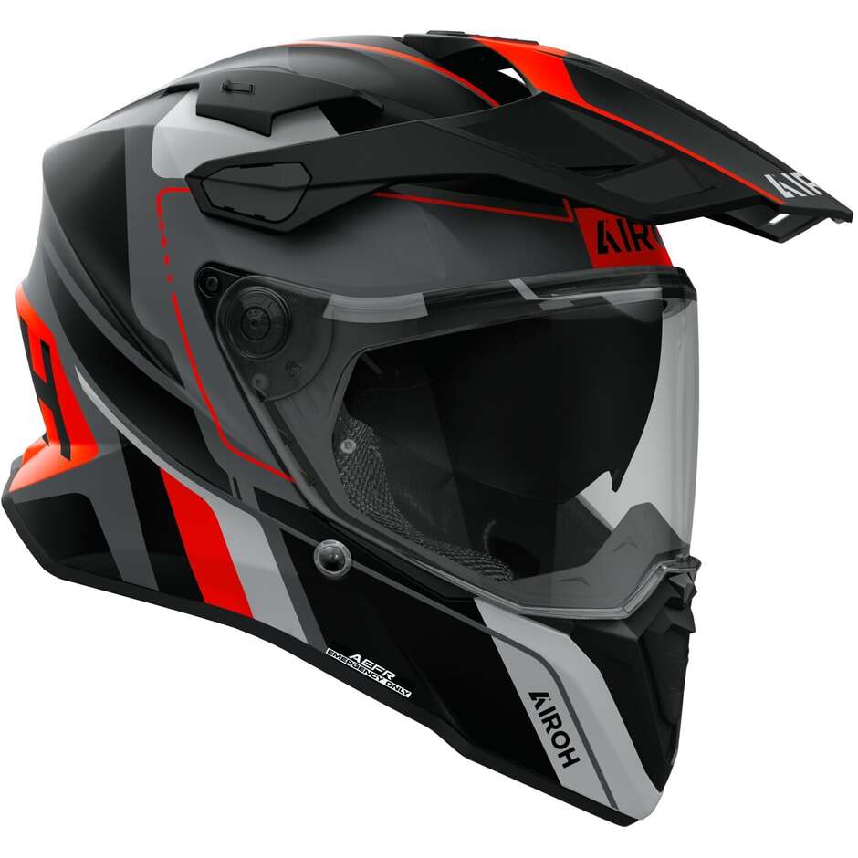 Airoh COMMANDER 2 SKIP Adventure Motorcycle Helmet Matt Orange