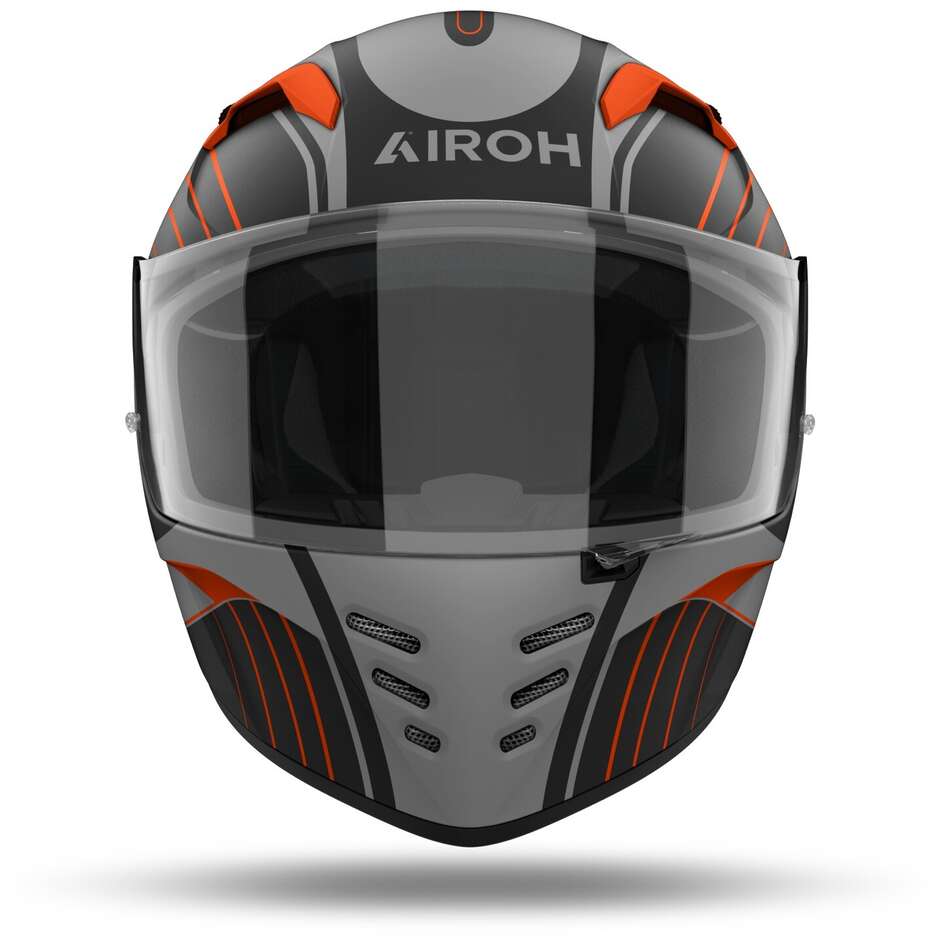 Airoh CONNOR ACHIEVE Full Face Motorcycle Helmet Matt Orange