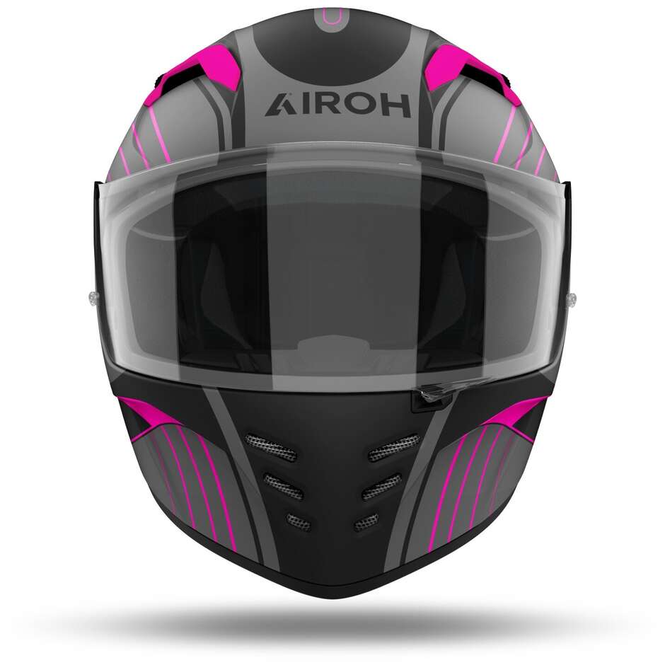 Airoh CONNOR ACHIEVE Full Face Motorcycle Helmet Matt Pink