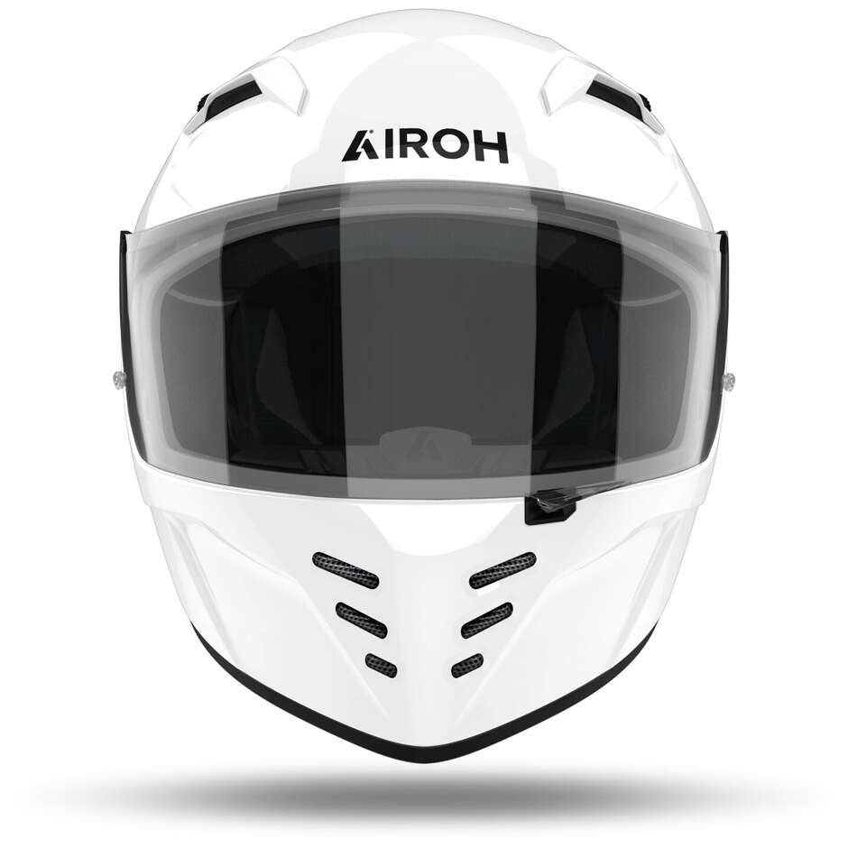 Airoh CONNOR COLOR Full Face Motorcycle Helmet Glossy White