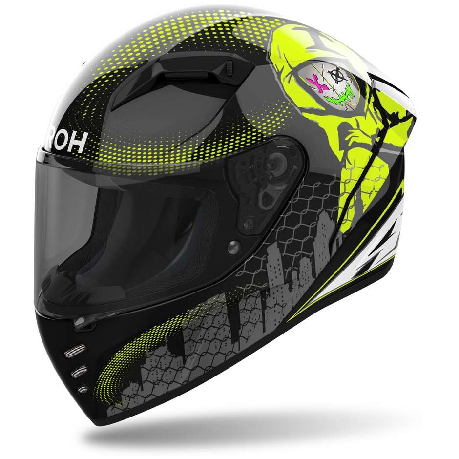 Airoh CONNOR GAMER Glossy Full Face Motorcycle Helmet