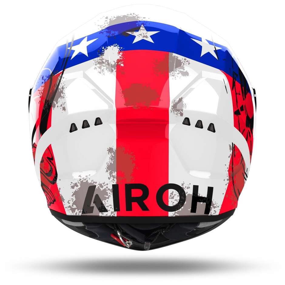 Airoh CONNOR NATION Glossy Full Face Motorcycle Helmet