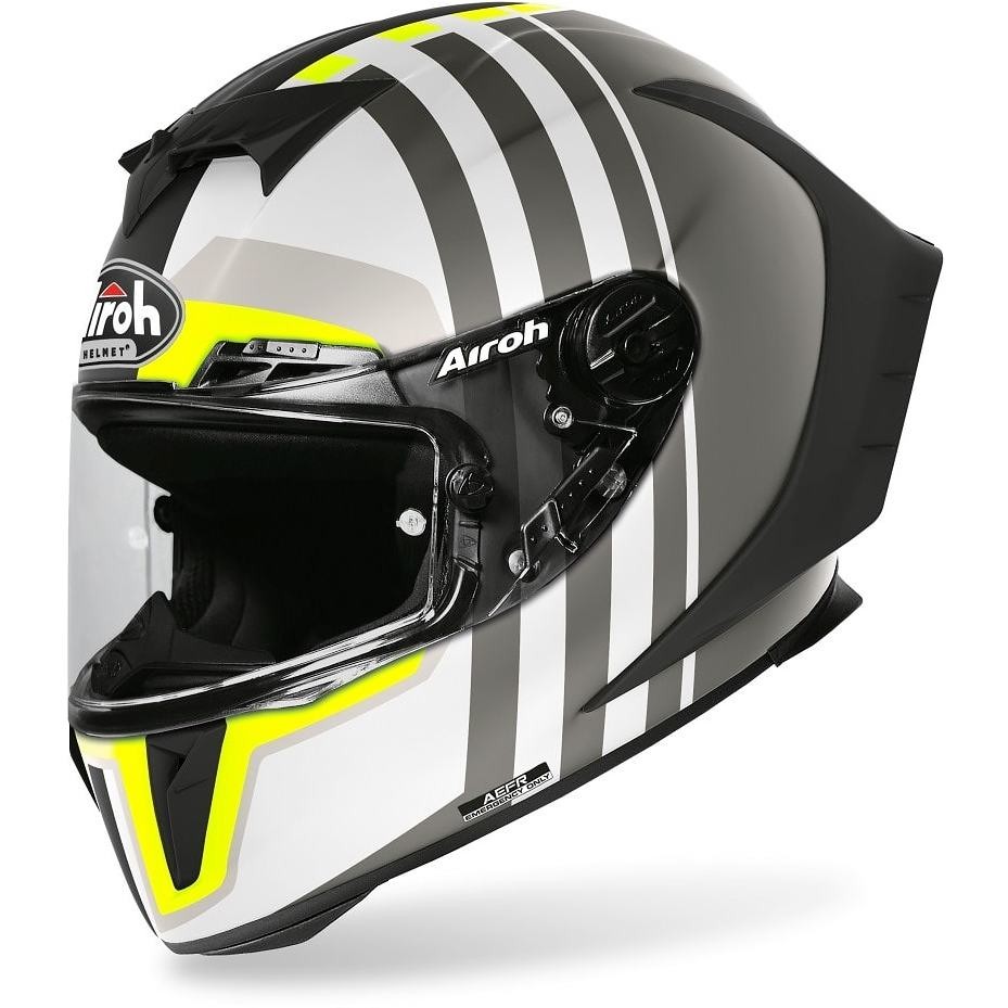 Airoh Full Face Motorcycle Helmet GP550 S Skyline Matt Black
