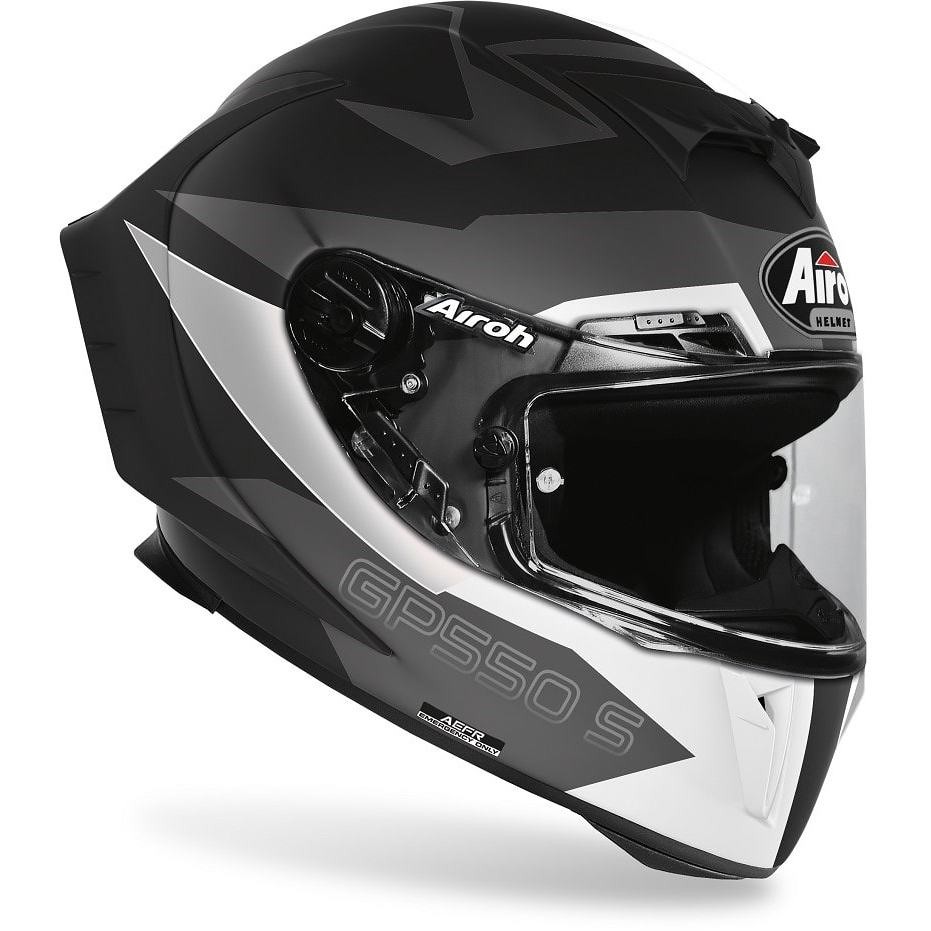 Airoh Full Face Motorcycle Helmet GP550 S Vektor Matt Black