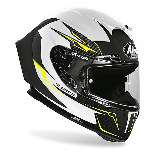 Airoh Full Face Motorcycle Helmet GP550 S Venom Matt White