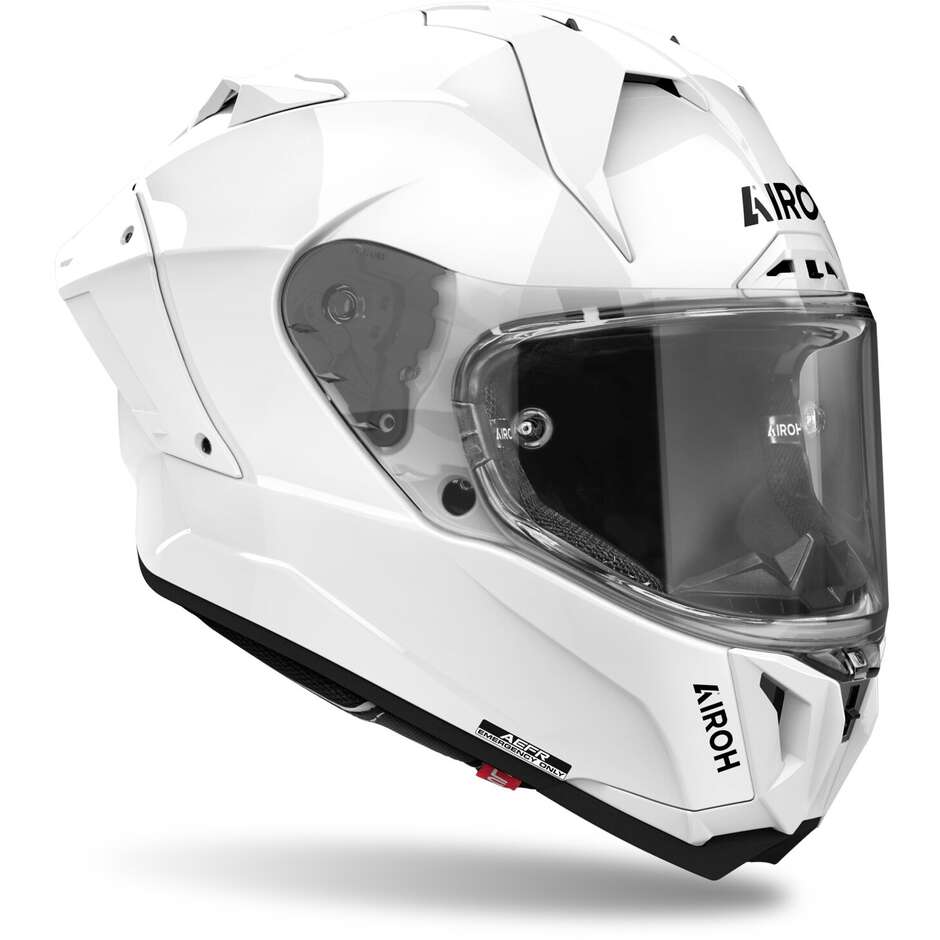 Airoh GP 800 COLOR Full Face Motorcycle Helmet Gloss White
