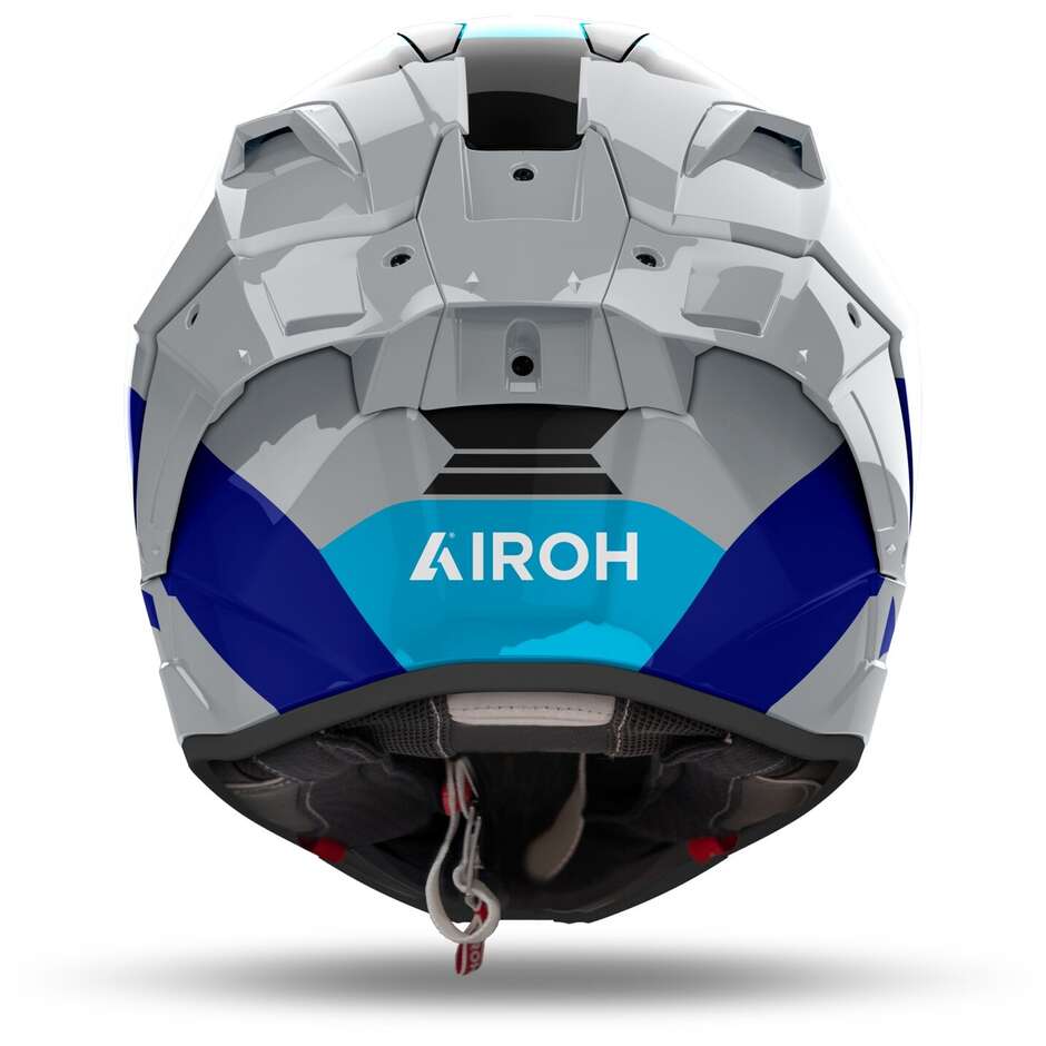 Airoh GP 800 COMPETITION Integral-Motorradhelm, glänzendes Blau