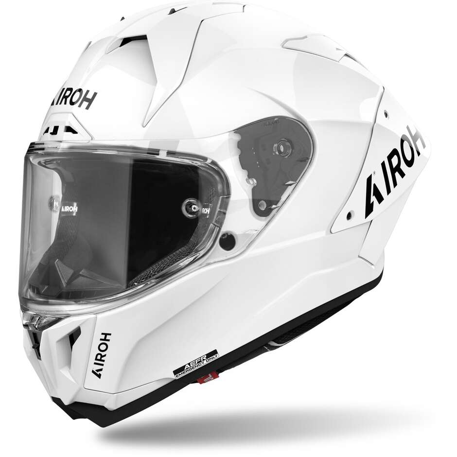 Airoh GP 800 FIM RACING #1 Full Face Motorcycle Helmet, Gloss White