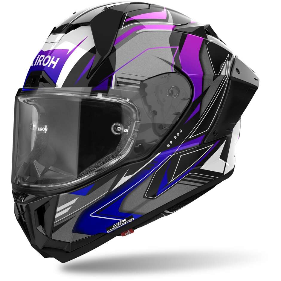 Airoh GP 800 MUST Full Face Motorcycle Helmet Glossy Blue