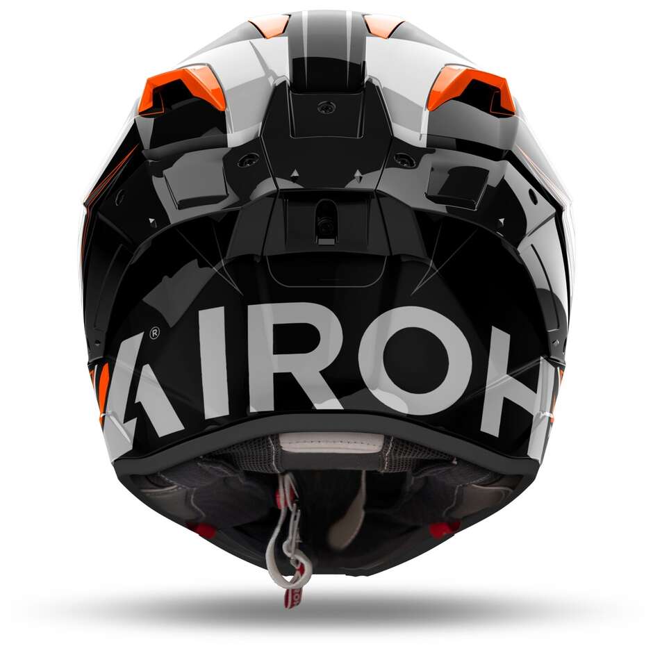 Airoh GP 800 MUST Integral-Motorradhelm, glänzendes Orange