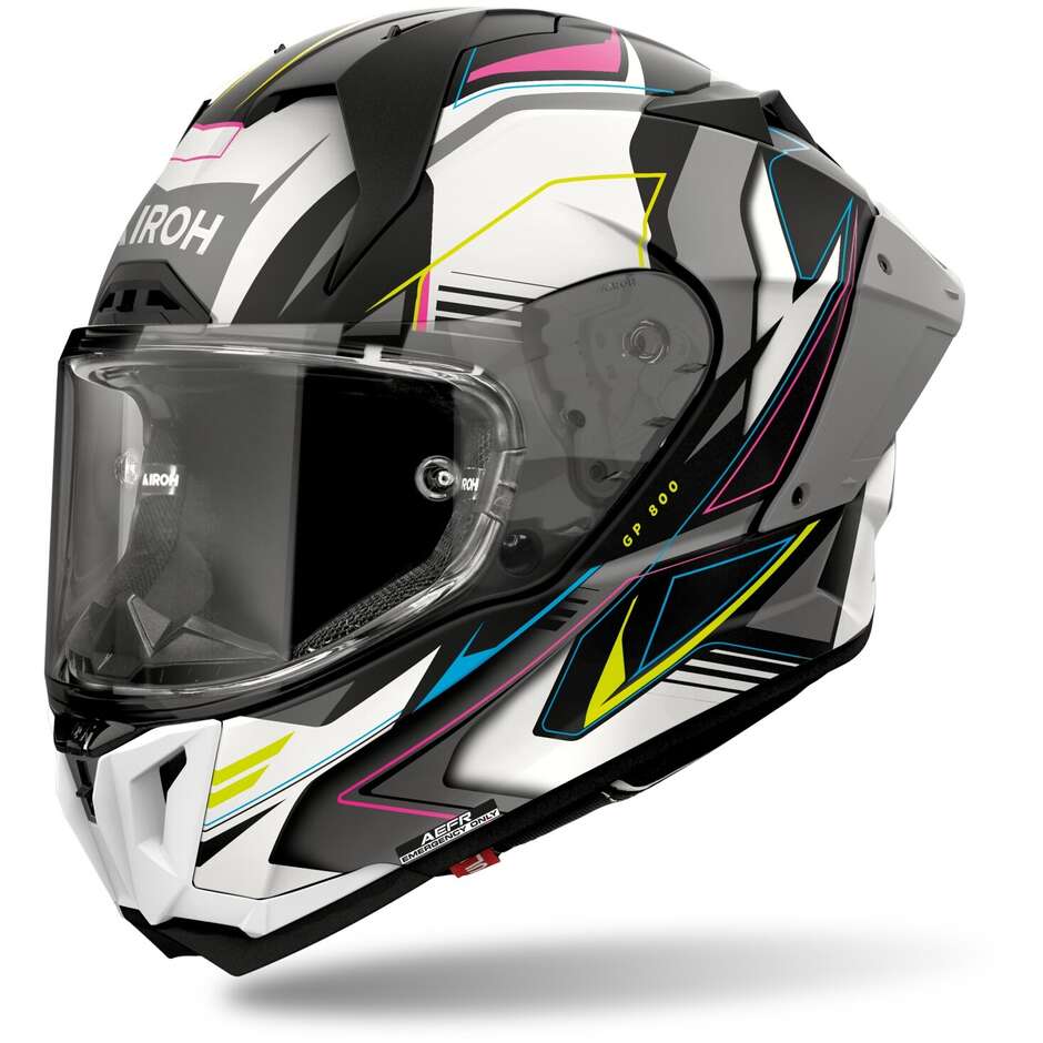Airoh GP 800 MUST Mehrfarbiger Matt-Integral-Motorradhelm