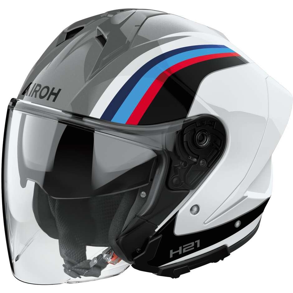 Airoh H21 ARROW Glossy Jet Motorradhelm