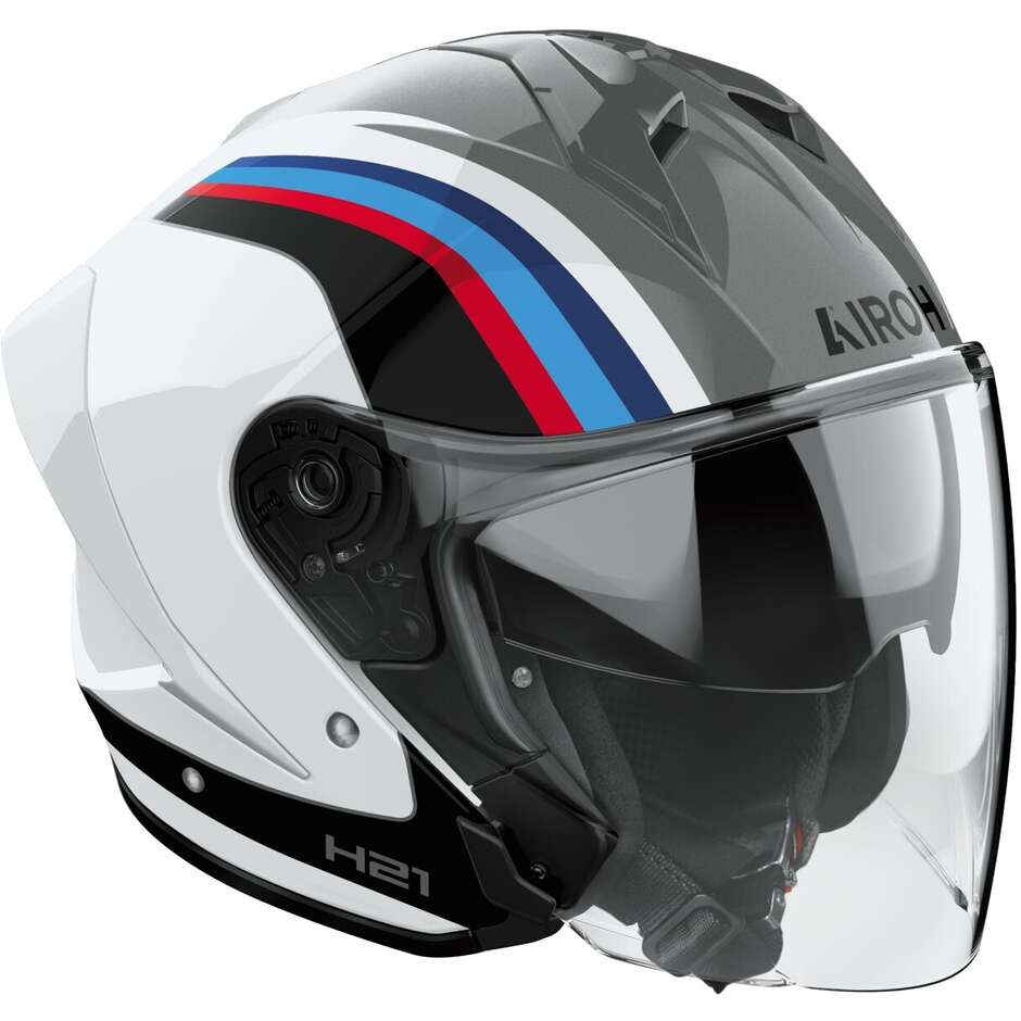 Airoh H21 ARROW Glossy Jet Motorradhelm