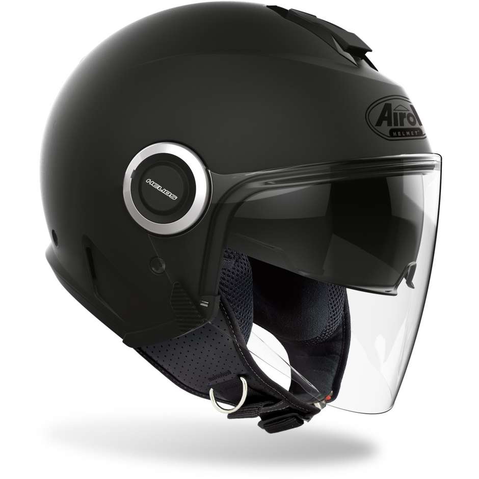 Airoh HELIOS Double Visor Motorcycle Helmet Color Matt Black