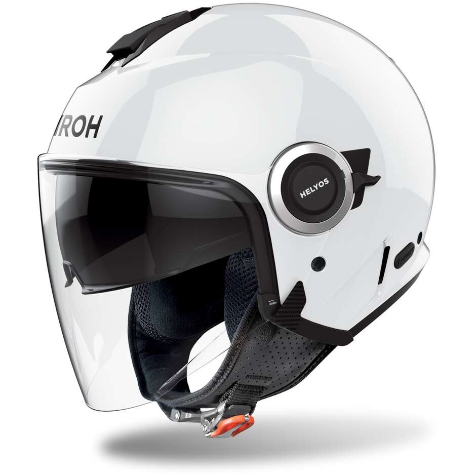 Airoh HELYOS COLOR Jet Motorcycle Helmet Glossy White
