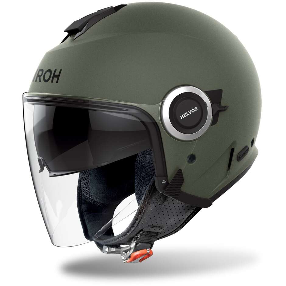 Airoh HELYOS COLOR Jet Motorcycle Helmet Military Green Matt