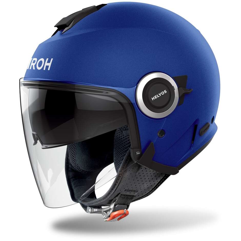 Airoh HELYOS COLOR Mattblauer Motorrad-Jethelm