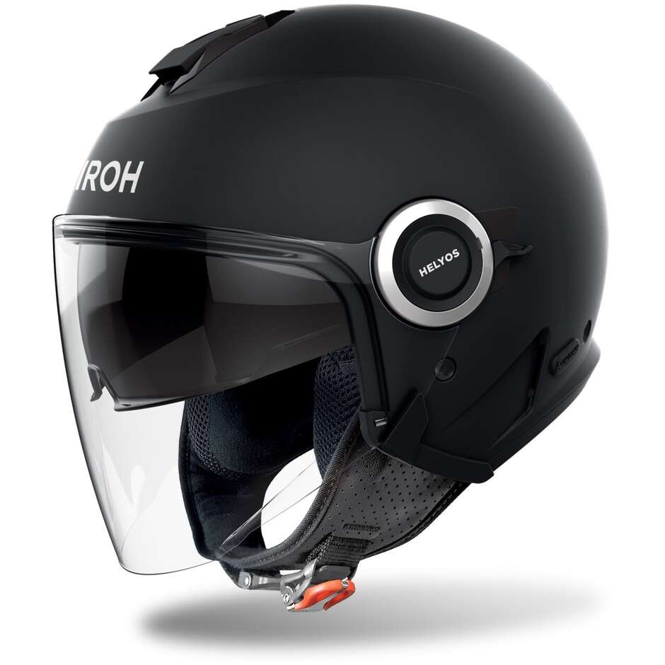 Airoh HELYOS COLOR Mattschwarzer Motorrad-Jethelm