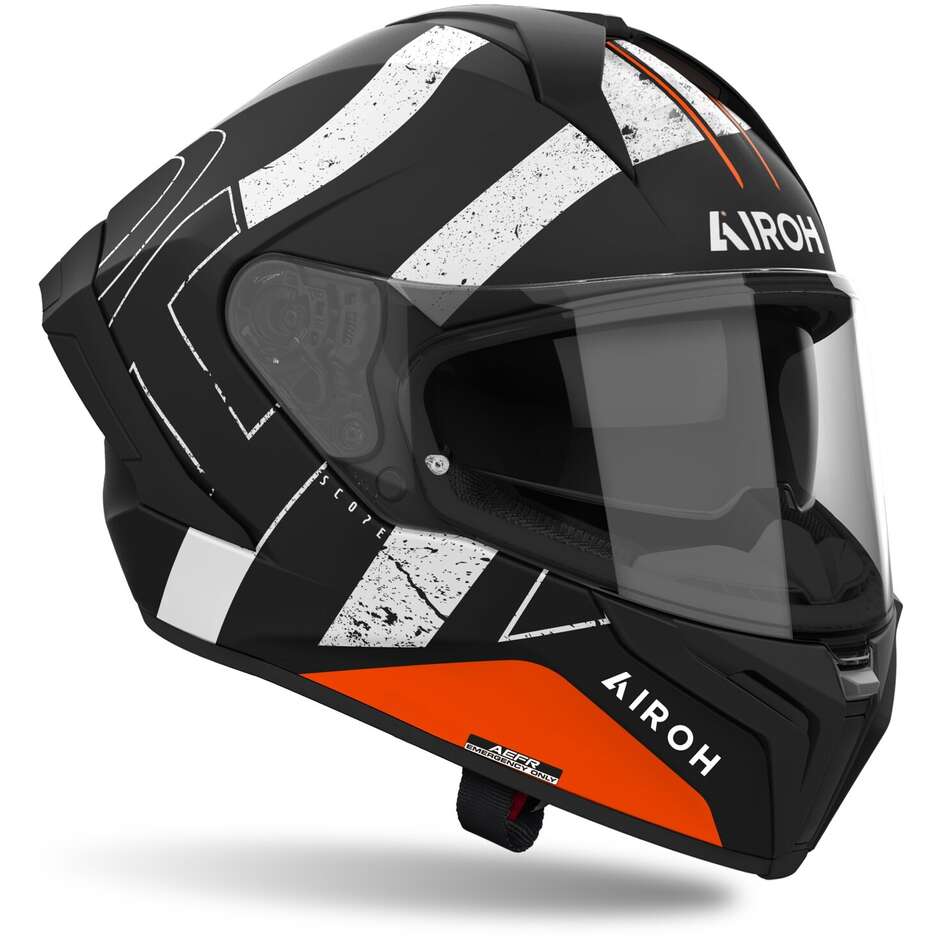 Airoh Integraler Motorradhelm MATRYX SCOPE Matt Orange