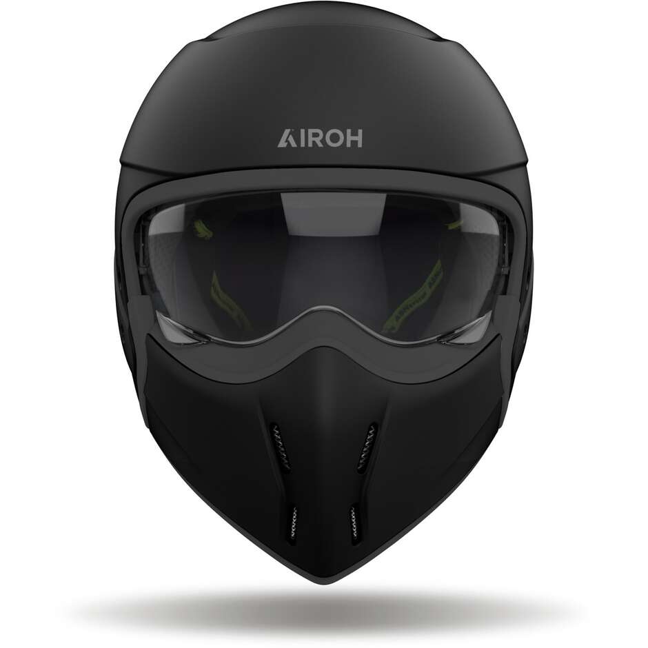 Airoh J110 COLOR Mattschwarzer Motorrad-Jethelm