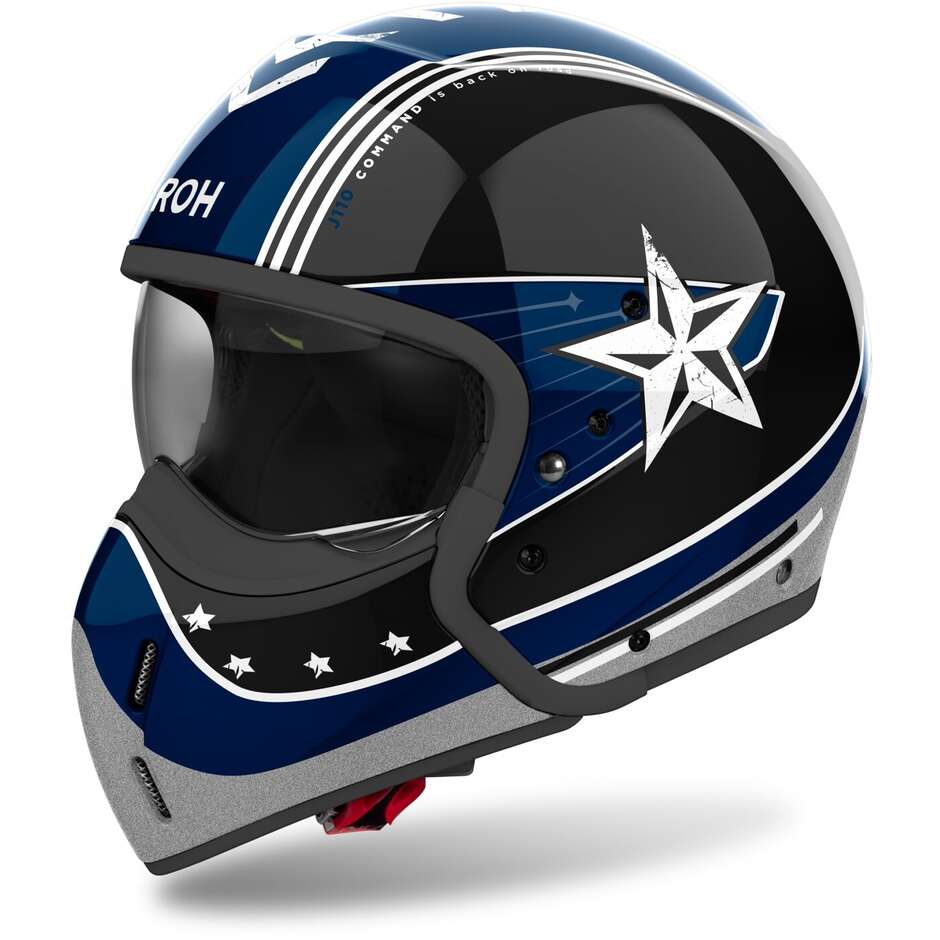 Airoh J110 COMMAND Octane Glänzender Jet-Motorradhelm